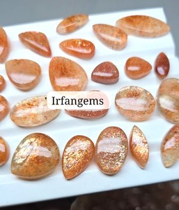 High Quality Irfan Gems Sunstone Gemstones Wholesale Price 100% Natural Mix Shape 20-40mm Rajasthan for Jewelry Making Bulk Lot - Product Image 6