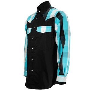 Wholesale Mechanic FR Shirts Black Bottom Safety Crew Neck Tee Welding Reflective Work Fire Resistant Waterproof High Visibility - Product Image 2