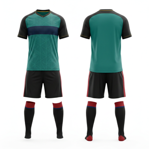 Uniforme de Fútbol para Equipo - Sublimado, Transpirable, 100% Poliéster |   Camiseta Ligera de Secado Rápido con Cuello Redondo y Manga Corta |   Unisex - Product Image 3