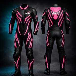 Motorbike Leather Racing Suits Heavy Grain Leather Suits Made In Pakistan Cowhide Premium Racing Suits Kangaroo Premium quality - Product Image 3