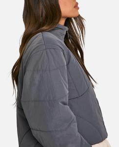 Blouson matelassé classique pour homme, rembourré de coton, brodé, manteau d'hiver, mode streetwear tendance, capuche amovible - Product Image 2