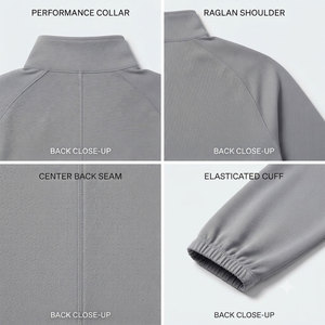 Low Price Men's Quarter Zip Sports <b>Jacket</b> Lightweight Athletic Training <b>Jacket</b> Breathable Activewear Running Fitness Workout Use - Product Image 5
