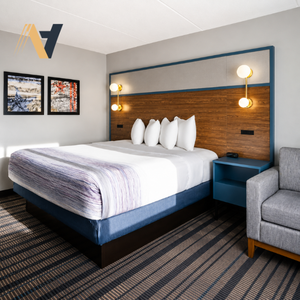 Meubles de chambre d'hôtel Signature pour AmericInn, conçus pour des expériences confortables et une utilisation à long terme dans l'hôtellerie - OEM/ODM du Vietnam - Product Image 2