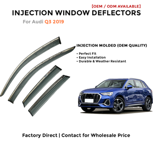 Deflector de Viento para Audi Q3, Protector Solar y Contra Lluvia, Visera para Ventana de Coche - Product Image 3