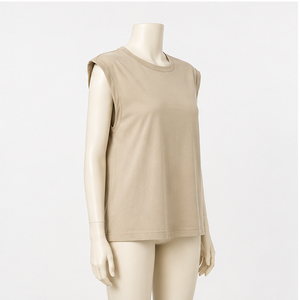 Chemise décontractée à manches courtes en coton uni pour femme - Product Image 5