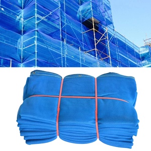 Filet de pare-soleil de débris d'échafaudage en plastique HDPE léger vert rouge bleu Construction bâtiments de sécurité filet agricole Anti-UV - Product Image 1