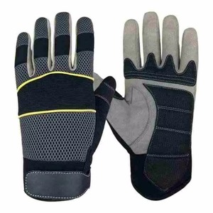 Guantes de Trabajo de Algodón Personalizados para Mecánicos, 16 oz, Antideslizantes, para Uso Industrial, Construcción, Reparación, Almacén, Exteriores, Hechos en Pakistán - Product Image 1