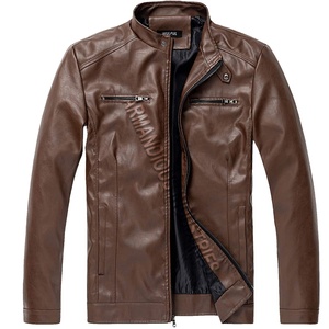 <b>Men</b> Leather Coats <b>Men</b> <b>Jacket</b> Fashion Fleece <b>Reflective</b> <b>Jacket</b> For <b>Men</b> - Product Image 1