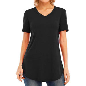 เสื้อยืดผู้หญิงทรงปกติ แขนสั้น สไตล์ลำลอง แฟชั่นทันสมัย เสื้อยืดลำลองผู้หญิง - Product Image 4