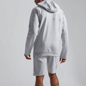 Conjunto Informal de Sudadera con Capucha y Pantalones Cortos para Hombre, Sudadera con Capucha Cómoda y Conjunto de Pantalones Cortos para Hombre - Product Image 3