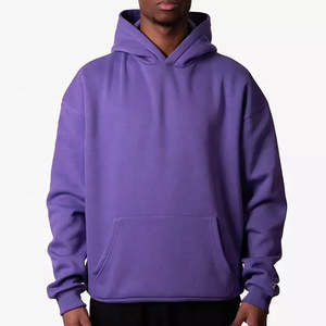 Hoodies oversize coupés, en molleton français de haute qualité, pour hommes, 500 g/m², effet vieilli, fabricant de hoodies. - Product Image 6