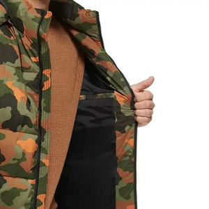 Custom Logo Stand Up Collar <b>Cropped</b> Quilted <b>Puffer</b> Men's <b>Jackets</b> Winter Outdoor <b>Jacket</b> Wholesale Heavy Weight <b>Puffer</b> <b>Jacket</b> - Product Image 4
