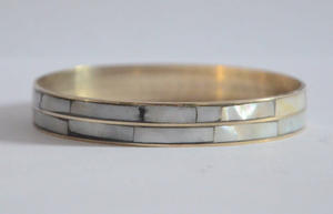 กำไลข้อมือทองเหลืองธรรมชาติยังไม่เสร็จ ขัดเงาอย่างดี กำไลข้อมือแฟชั่น งานโลหะขัดเงา ขายงานฝีมือโลหะ - Product Image 3