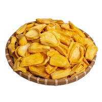 Hete Aanbieding Knapperige Jackfruit Chips Zoetgekookte Gedroogde Fruit Snacks Vietnam Gezond Natuurlijke Kleur VF Droogproces Kim Long 0.5kg