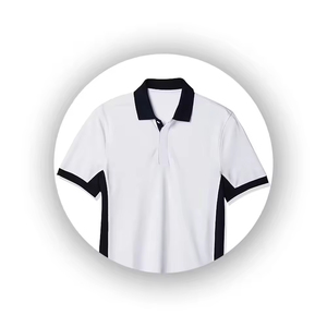 Wholesale Men Polo Shirt <b>Classic</b> White Color Customized Design Promotional Quality Cotton Breathable Plus Size Men's Polo Shirt - Product Image 3