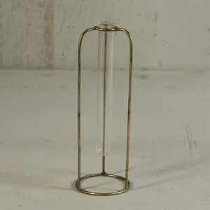 Handmade Metal Flower Vase Luxury Modern Home Accent for Dining <b>Table</b> <b>Console</b> <b>Table</b> Coffee <b>Table</b> Bedroom and Living Room Decor - Product Image 2