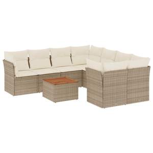 Set Divano da Giardino Beige Marrone Crema Bianco - Product Image 2