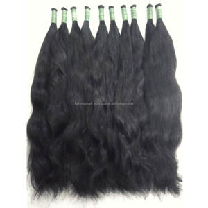 Extensiones de Cabello Humano Remy, Pelo Virgen Liso y Suelto, Onda Profunda, Cutícula Alineada, Natural de Indonesia, 100%, Novedad - Product Image 5