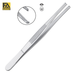 Pinzas de tejido dental de grado médico 2x3 de 4.5 pulgadas, pinzas pequeñas tipo pulgar, proveedor de instrumentos de acero inoxidable personalizados - Product Image 1