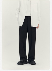 Pantalones Chinos Casuales para Hombre, Corte Holgado, Tejido Sólido, Pierna Recta, para Primavera/Verano - Product Image 3
