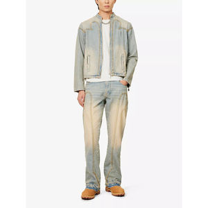Fabricants de vêtements – Nouvelle collection : Ensemble 2 pièces Y2K en jean baggy, coupe ample, délavé à l'acide, style vintage, 100 % coton biologique, idéal pour l'hiver - Product Image 6