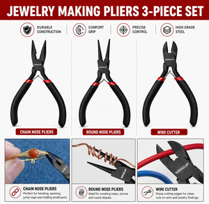 <b>Long</b> <b>Nose</b> Stainless Steel Lightweight Jewelry Making Pliers - Product Image 4