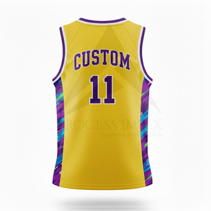 Maillot de basketball OEM personnalisé, respirant, séchage rapide, uniforme sportif sublimé, tenue d'entraînement pour hommes et femmes - Product Image 2