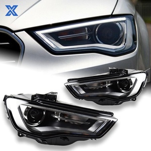 Conjunto de Faros Delanteros de Xenón Usados OEM 2014 <span class=keywords><strong>2015</strong></span> 2012 para <span class=keywords><strong>Audi</strong></span> A3 Izquierdo/Derecho Par Piezas Originales de Iluminación Automotriz 8VD941006D 8VD941005D - Product Image 1