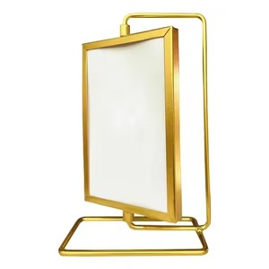 Stylish Living Metal Glass Photo <b>Frame</b> Decorative <b>Picture</b> Display Interior Design - Product Image 1