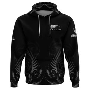 Sudadera con Capucha Tribal Samoana Sublimada Personalizada OEM, Sudadera Polinesia con Estampado Completo, Venta al por Mayor de Ropa Personalizada de las Islas del Pacífico - Product Image 1