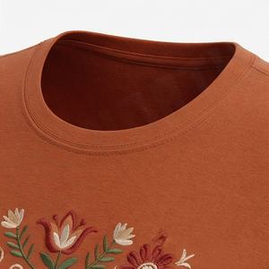 Camiseta para Mujer, Simple y Elegante, Mezcla de Algodón, Tela Suave, Ideal para el Trabajo o el Fin de Semana, Top Informal Femenino, Diseño Moderno - Product Image 4