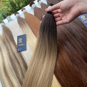 ผมต่อเวียดนามแท้ RUSA พรีเมียม เวอร์จิ้น ซุปเปอร์ดับเบิ้ลดรอน แบบเย็บด้วยเครื่องทุกสี ธรรมชาติและแบบออมเบร - Product Image 5