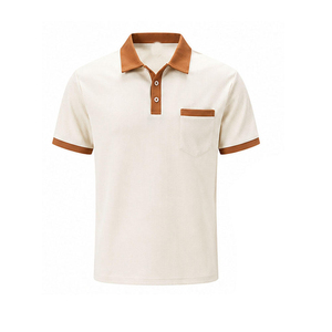 Polo personnalisé avec logo imprimé, tissu tricoté doux et respirant, idéal pour l'été, les événements décontractés et les uniformes de travail - Product Image 5