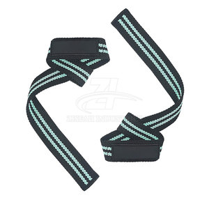 Sangles de levage personnalisées avec logo pour la gym, nouveau design 2026, légères, pour l'entraînement - Product Image 3