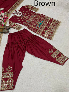 ชุดปากีสถานชุดสูท Eid ramzan พิเศษ salwar kameez ชุดสำเร็จรูปแบบดั้งเดิมสำหรับงานแต่งงานและงานเฉลิมฉลอง - Product Image 2