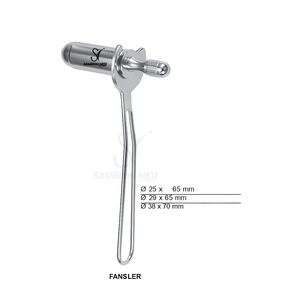 Retractor Rectal Fansler de Acero Inoxidable, Juego de Instrumentos Manuales Reutilizables, Tamaños 25x65mm (Pequeño), 29x65mm (Mediano), 38x70mm (Grande) - Product Image 2