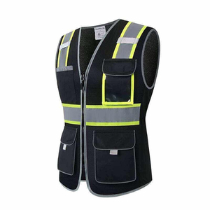 Chaleco de Seguridad Reflectante de Alta Visibilidad OEM 100% Poliéster, Ropa de Seguridad para Trabajadores al Aire Libre, Chaleco de Trabajo con Aire Acondicionado - Product Image 1