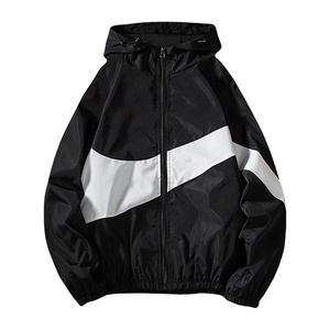 Chaqueta con Capucha para Hombre, Chaqueta Deportiva para Correr y Ciclismo, Sudadera Ligera con Capucha, Cortavientos de Manga Larga, Chaqueta con Cremallera Resistente al Viento 2026 - Product Image 1