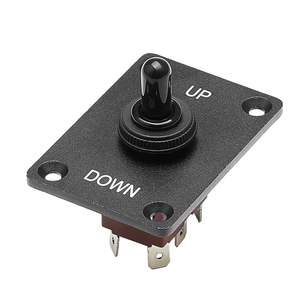 Interrupteur à bascule étanche pour capuchon de botte, 6 broches, momentané, inversant la polarité, ON-OFF-ON, DC 12V/30A, AC 250V/15A, pour voiture, bateau, marine - Product Image 1