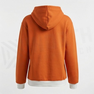 Streetwear Womens Hoodie Cotton <b>Polyester</b> Blend Custom Logo Printing Pullover Fleece Crop Top Fashion Apparel Garments - Product Image 2