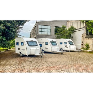Nouvelles caravanes de camping 2025 pour 1 à 3 personnes avec salle de bain, caravane de voyage en forme de larme tout-terrain - Product Image 2