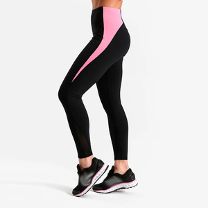 Women Patchwork High Waist Leggings Summer <b>Pink</b> Fitness Exercise <b>Yoga</b> <b>Pants</b> Sexy Slim Fit Long Sports Trousers - Product Image 3