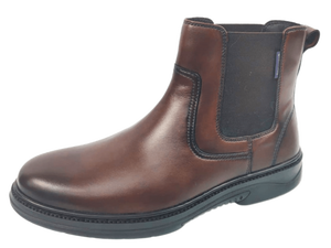 Botas Chelsea Dlords Grant Marrón de Cuero Genuino, Altura al Tobillo, Punta Redonda, Sin Cordones, Suela Exterior de TPR, Entresuela Acolchada de Piel de Oveja, Cómodas y Suaves - Product Image 5