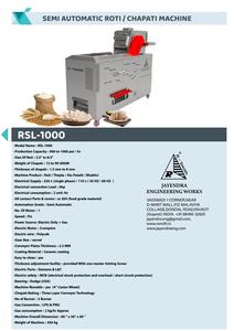 เครื่องทำโรตีและจาปาตีกึ่งอัตโนมัติ RSL 1000 คุณภาพเยี่ยม ประสิทธิภาพสูง มีจำหน่ายในปริมาณมาก - Product Image 6