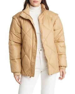 Doudoune matelassée unisexe noire et bleue brillante de haute qualité, imperméable, coupe-vent, écologique, réversible, à col montant, pour l'hiver, avec fermeture frontale rapide - Product Image 4