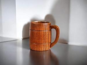 แก้วไม้โอ๊คทำมือ - Product Image 2