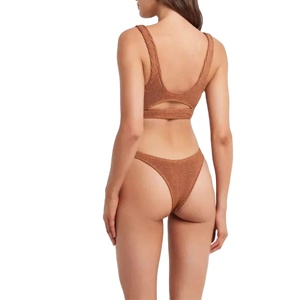 Logotipo personalizado, el mejor material, superventas, fabricado en fábrica, servicios OEM, traje de baño de 2 piezas transpirable para mujer, bikini, ropa de playa 2026 - Product Image 4
