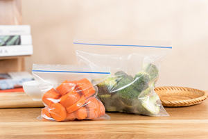 ถุงซิปแบบใช้ซ้ำได้รักษ์โลก พิมพ์กราเวียร์-บรรจุภัณฑ์อาหาร LDPE สำหรับไมโครเวฟ ผลิตเร็ว จัดส่งตรงเวลา-ติดต่อเรา - Product Image 5