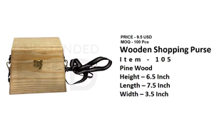 Caja Rectangular de Madera Natural, Hecha a Mano, Ecológica, Duradera y Elegante, para Mujeres, para Compras, Uso Diario, Decoración del Hogar, Decoración de Mesa - Product Image 5
