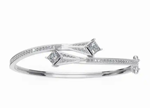 Twin Star Nebula Lab Grown Diamond Bracelet 1.799 Carats 66 Stones 9k 14k 18k Yellow <b>Rose</b> White <b>Gold</b> Luxury Celestial Jewelry - Product Image 2